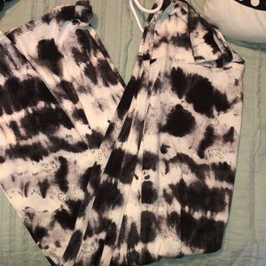 Black and white maxi